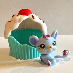 Littlest Pet Shop LPS 1560 Rat Mouse Grey ~ AUTHENTIC